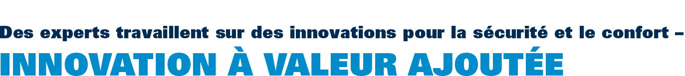 Innovation a valeur ajoutee