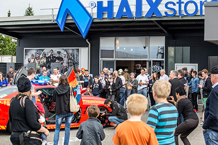 Der HAIX Store Hockenheim wird mit vielen Attraktionen eröffnet.