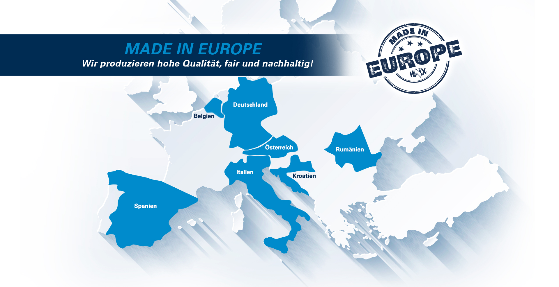 Made in Europe Landkarte